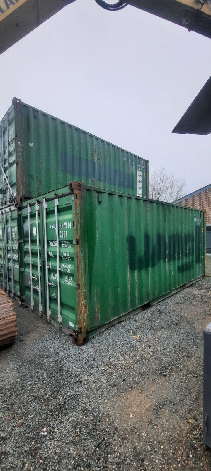 zeecontainer, Doe-het-zelf en Bouw, Ophalen