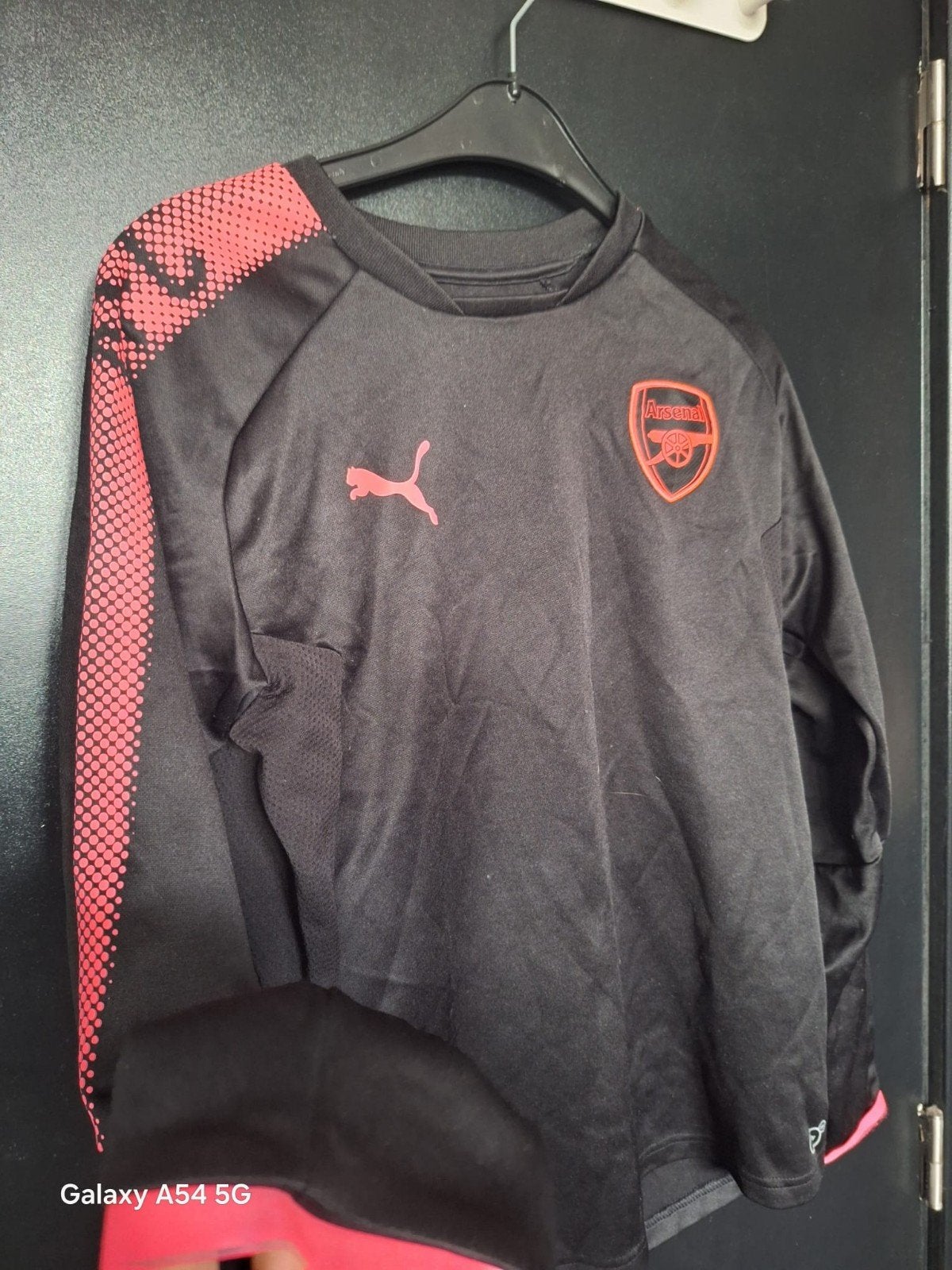 Pullover puma arsenal zwart roze maat s, Maat S, Ophalen