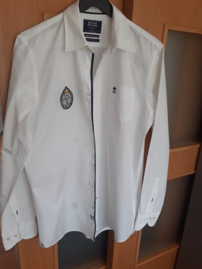 Chemises River Woods spéciales Grand Prix Francorchamps, Vêtements | Hommes, Chemises, Enlèvement ou Envoi, Neuf, Blanc, River woods