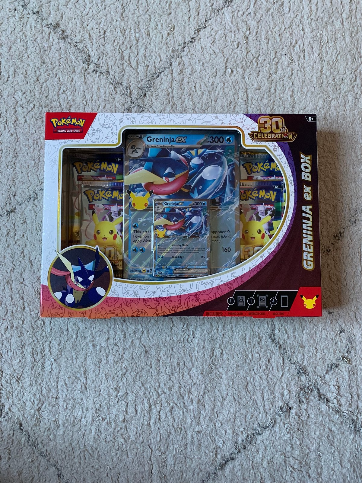 Pokemon 30th anniversary greninja ex box, Ophalen, Nieuw