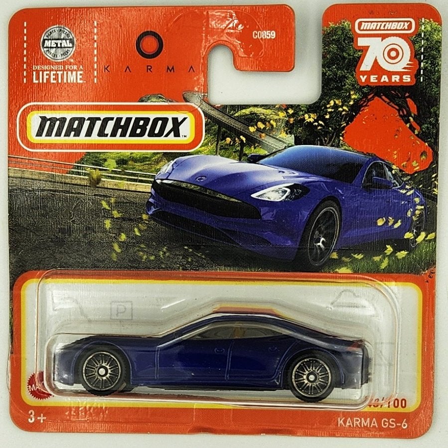 Matchbox - Karma GS-6 - HLC45 - 1:64, Neuf, 333 Continental Boulevard, El Segundo, CA 90245, United States, Service.mattel.com