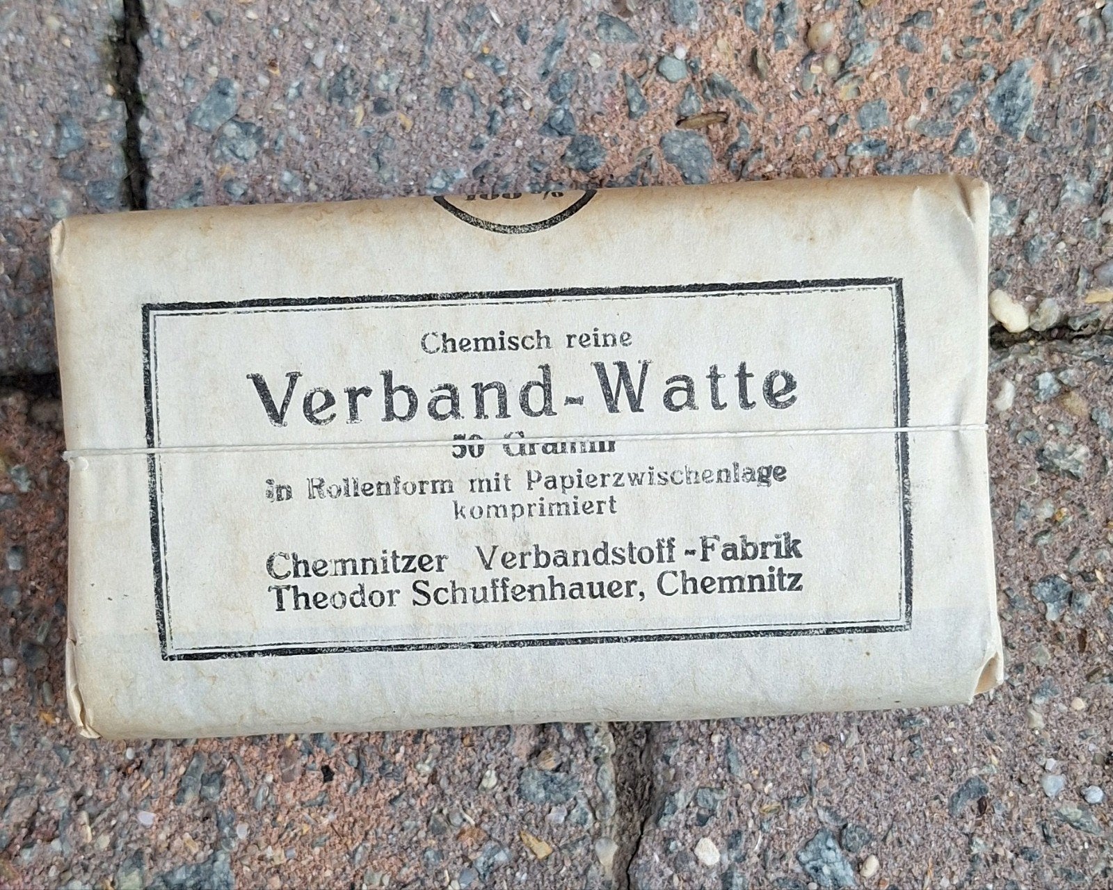 Pansement allemand, Collections, Enlèvement