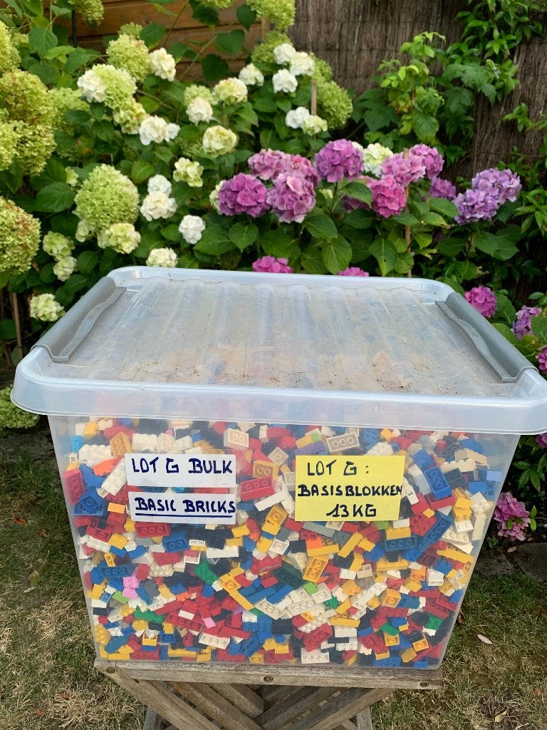LEGO: SUPERLOT LEGOBRICKS BASIC LOT G - 13 KG, Enlèvement ou Envoi, Utilisé, Briques en vrac, Lego