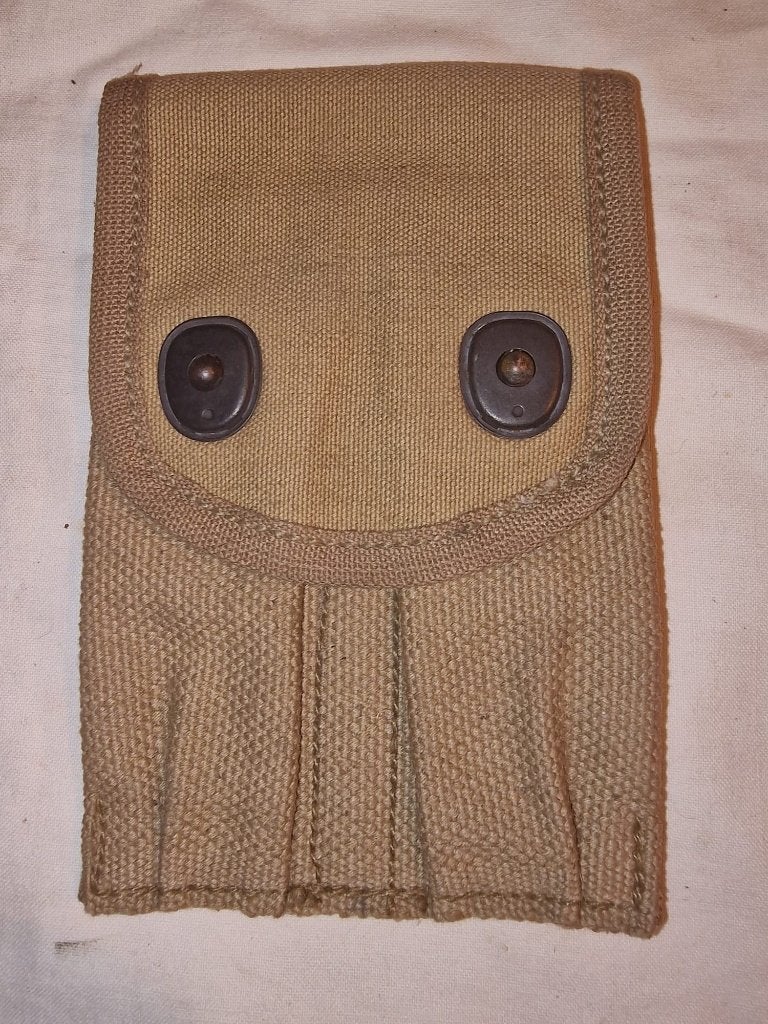 WWI US ammunition pouch 1918 (A), Ophalen of Verzenden, Landmacht, Overige typen