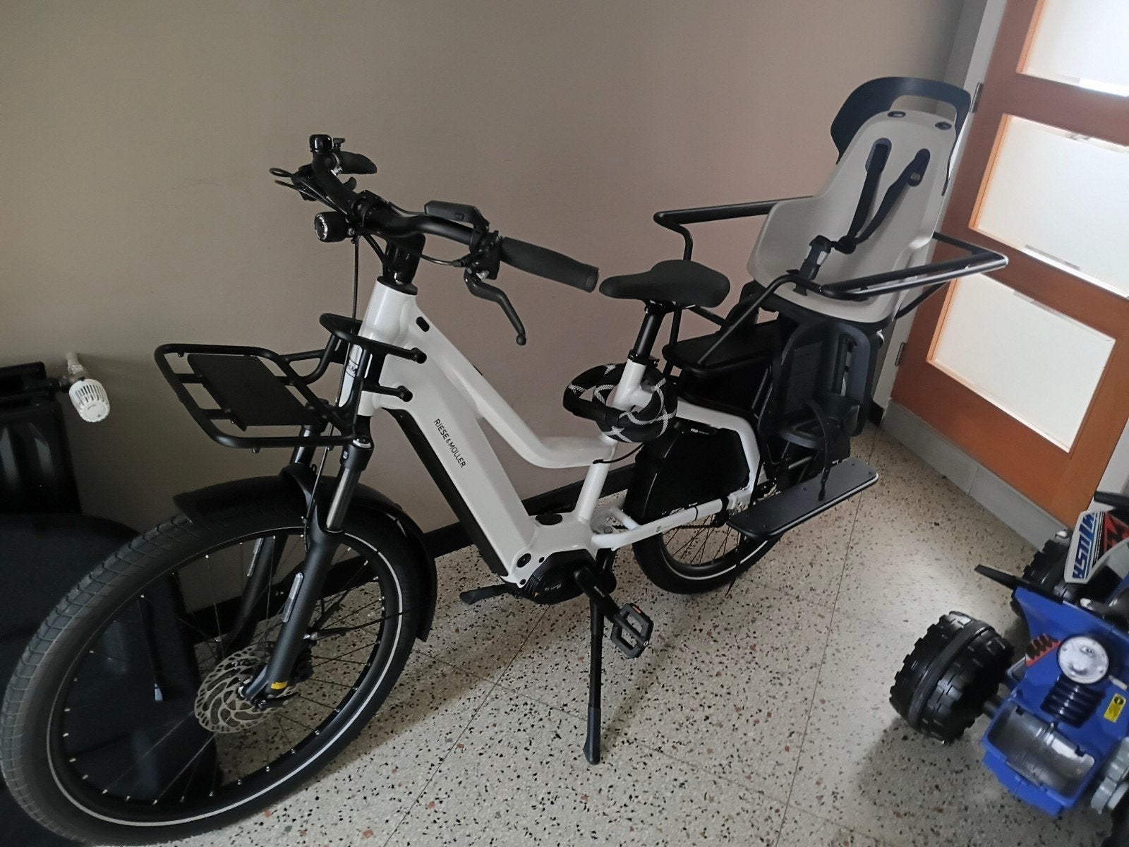 Riese & Muller bakfiets met meerdere laders, Fietsen en Brommers, Ophalen