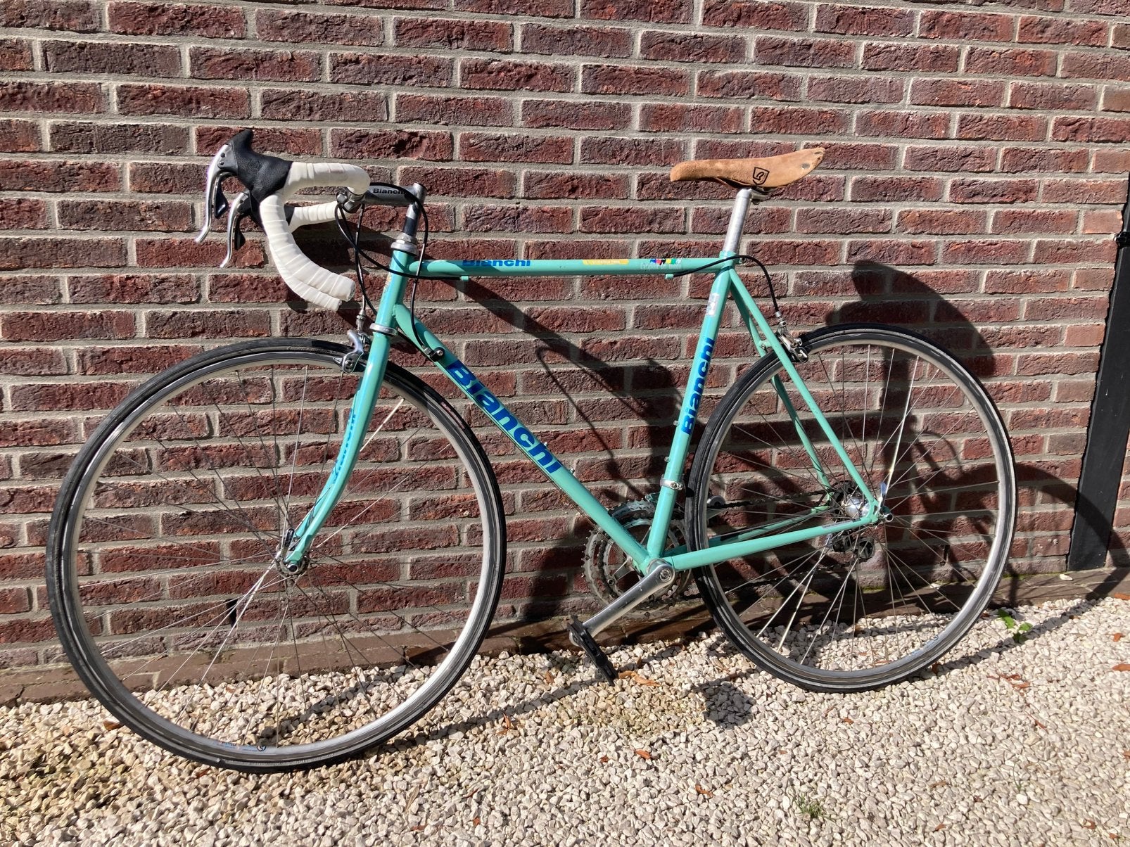 Vintage bianchi racefiets maat 55, Fietsen en Brommers, 53 tot 57 cm, Ophalen, Gebruikt, Overige merken
