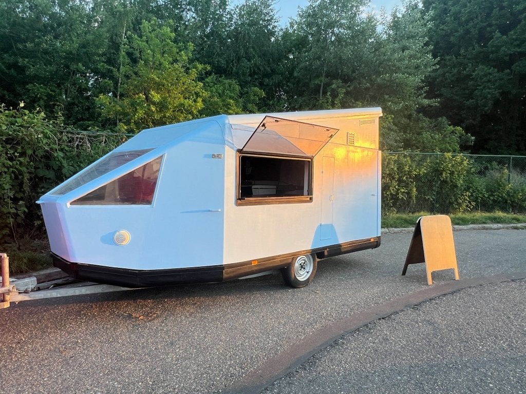 Totaal verkoop - Koffie Caravan, Caravans en Kamperen, Caravans, Omvormbare zithoek, Koelkast, Particulier, 500 - 750 kg