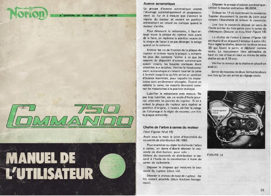 RTM Moto NORTON (1948-1972) en Français., Enlèvement ou Envoi