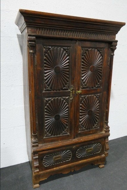 Meuble indien ou birman sculpté, Maison & Meubles, Enlèvement ou Envoi