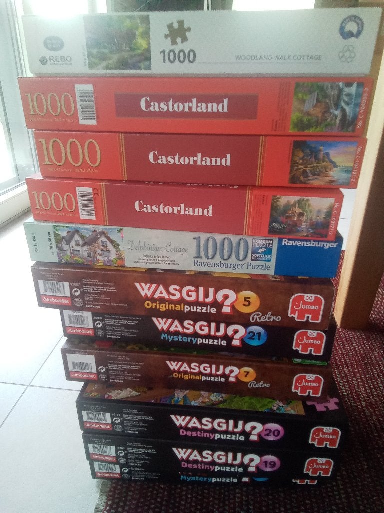 Puzzels, Ophalen, 500 t/m 1500 stukjes, Zo goed als nieuw, Legpuzzel