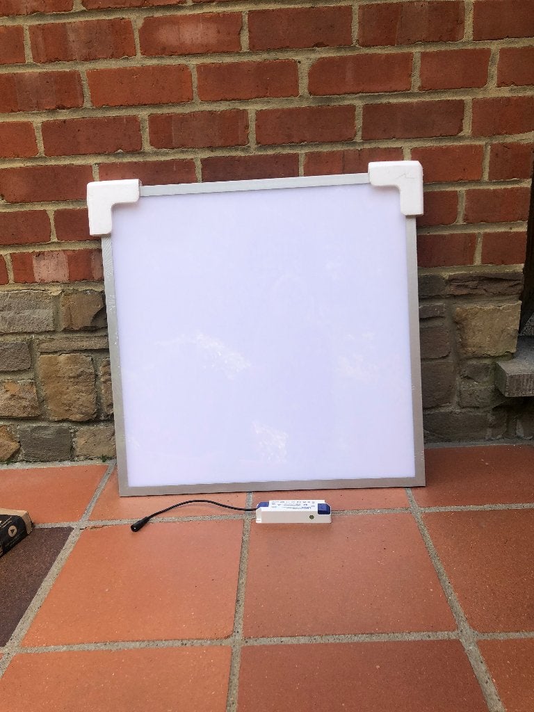 panneau lumineux leds neuf encore emballé  60/60 cm, Enlèvement, Neuf, Verre