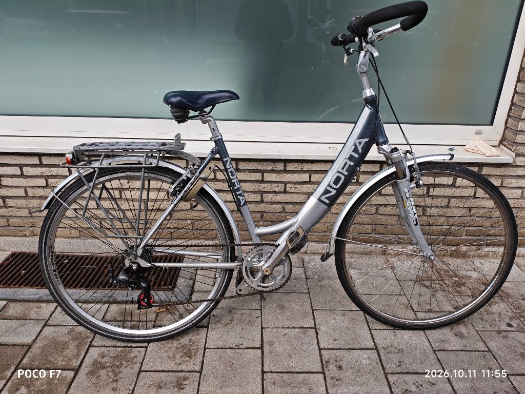 Vélo Norta taille 28, d'occasion mais en bon état., Autres marques, Vitesses, Enlèvement ou Envoi, 65 cm ou plus