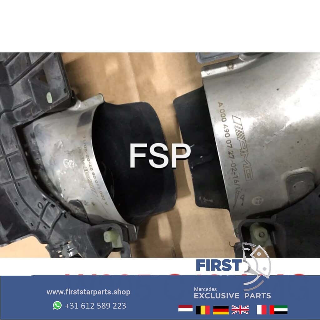 W205 C43 AMG uitlaat sierstuk Mercedes C Klasse 2014-2019 ui, Enlèvement ou Envoi, -, -, -