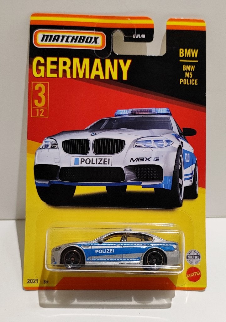 Matchbox BMW M5 Polizei Politie Germany Series (2020), Hobby en Vrije tijd, Ophalen of Verzenden