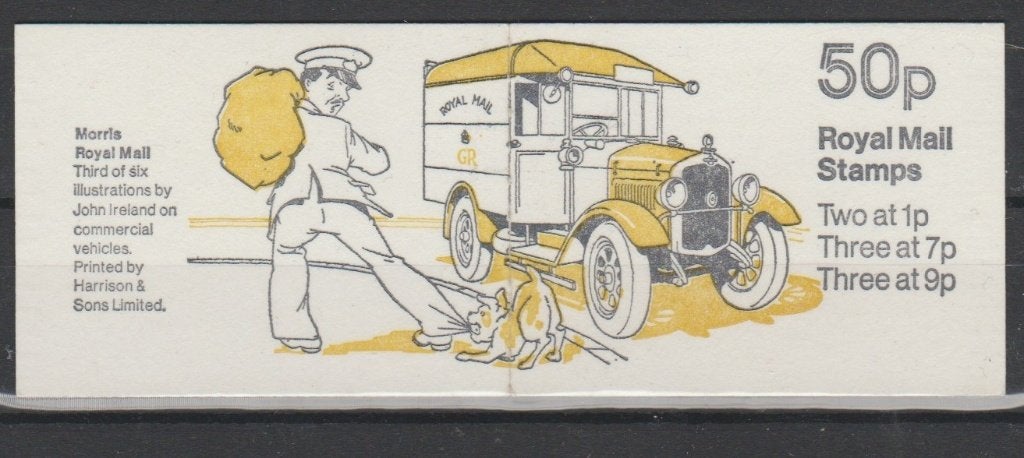 GB 1978 50p Booklet SG FB5 B Morris Royal Mail van **, Verzenden, Postfris