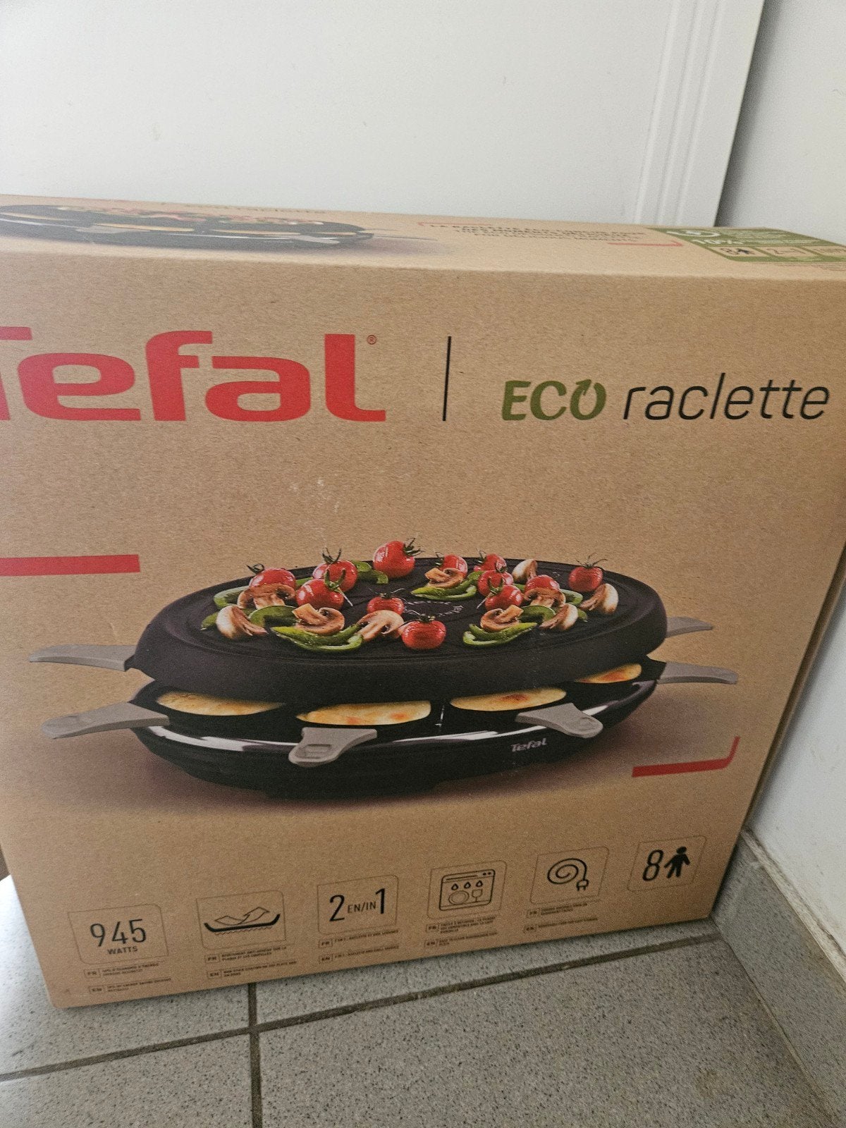 Tefal Raclette Neo Deco Eco Design, Electroménager, Appareils à gourmet, Enlèvement ou Envoi