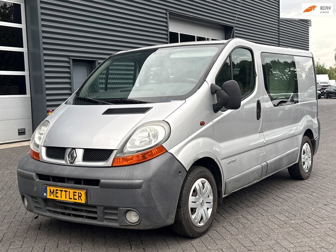 Renault Trafic 1.9 dCi L1H2 | Dubbel cabine | Airco | Motors, Auto's, Voorwielaandrijving, Gebruikt, 4 cilinders, Renault