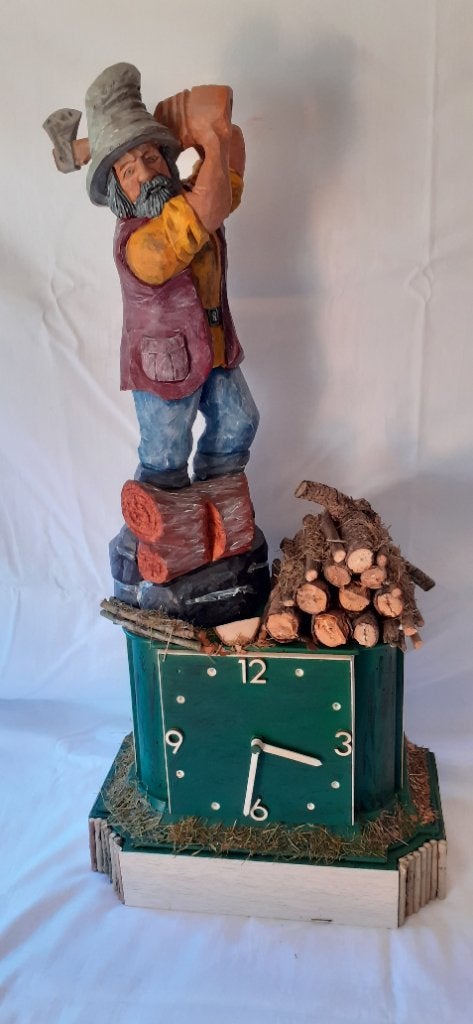 Horloge artisanale., Antiquités & Art, Enlèvement