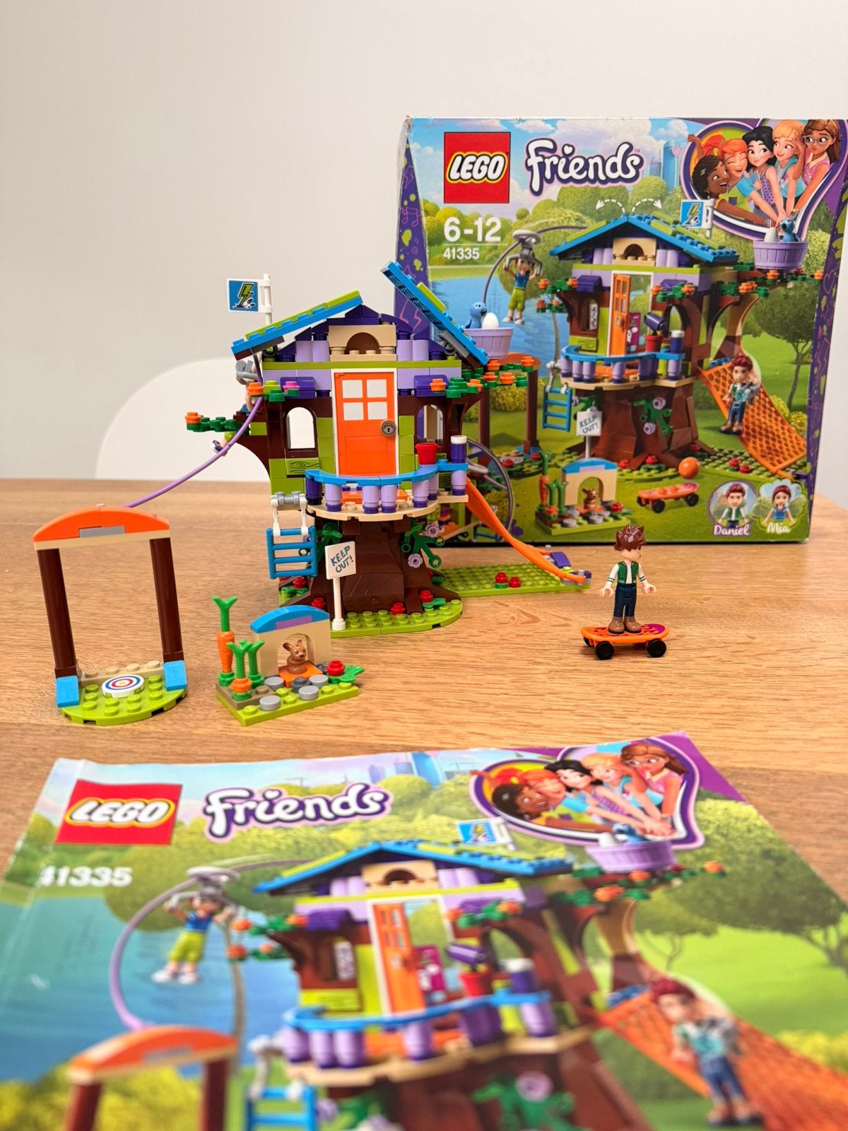 Lego Mia’s boomhut 41335, Ophalen of Verzenden, Zo goed als nieuw, Lego