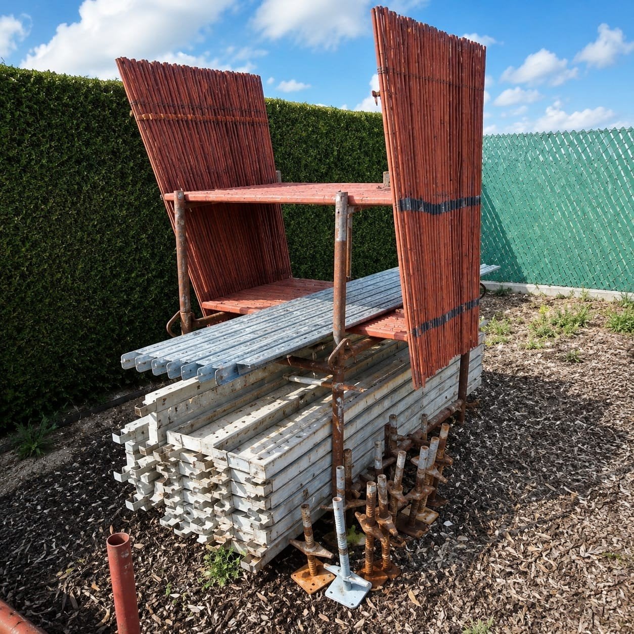 Metser stelling, Ophalen