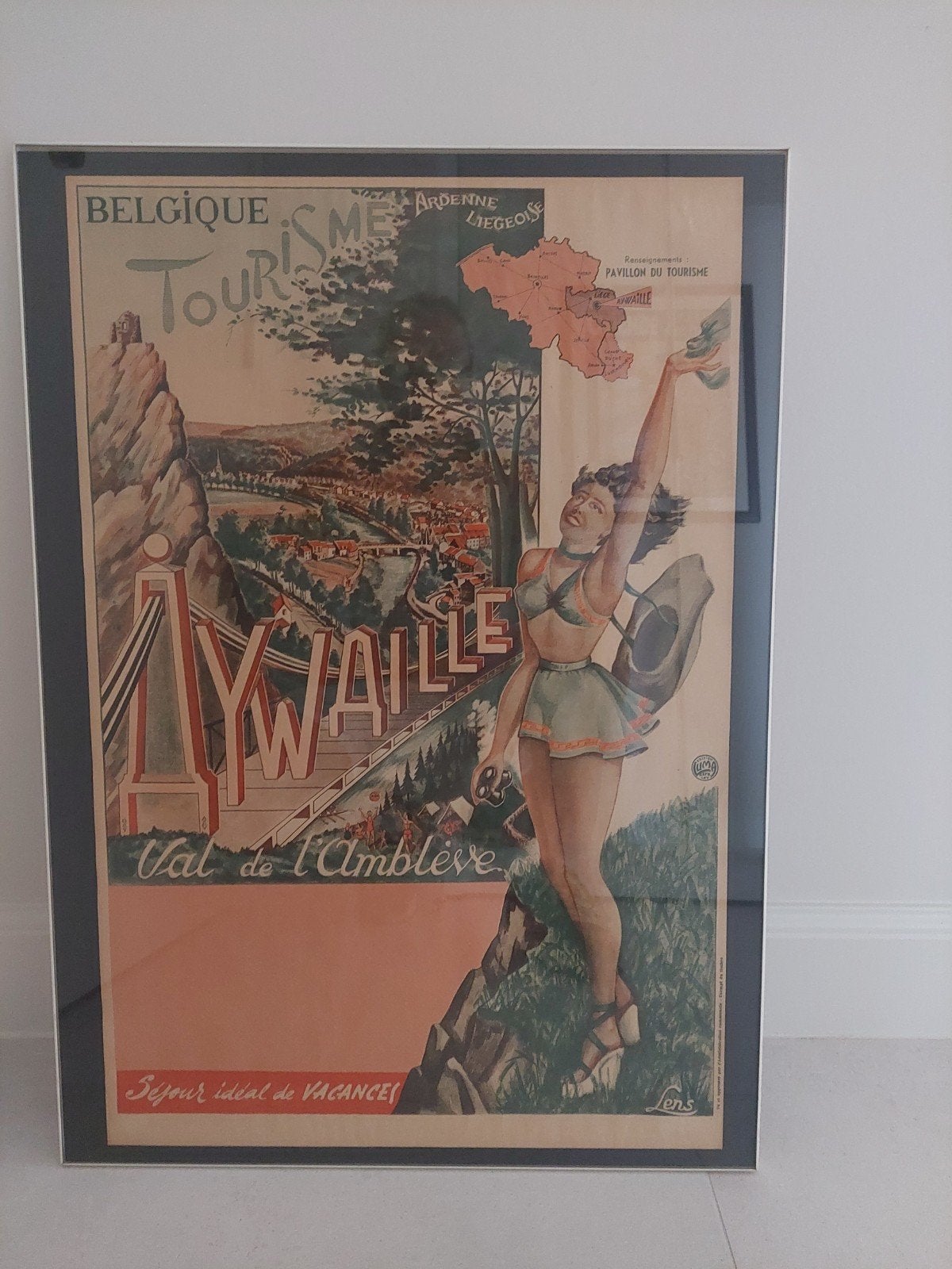 Affiche authentique d'Aywaille., Enlèvement