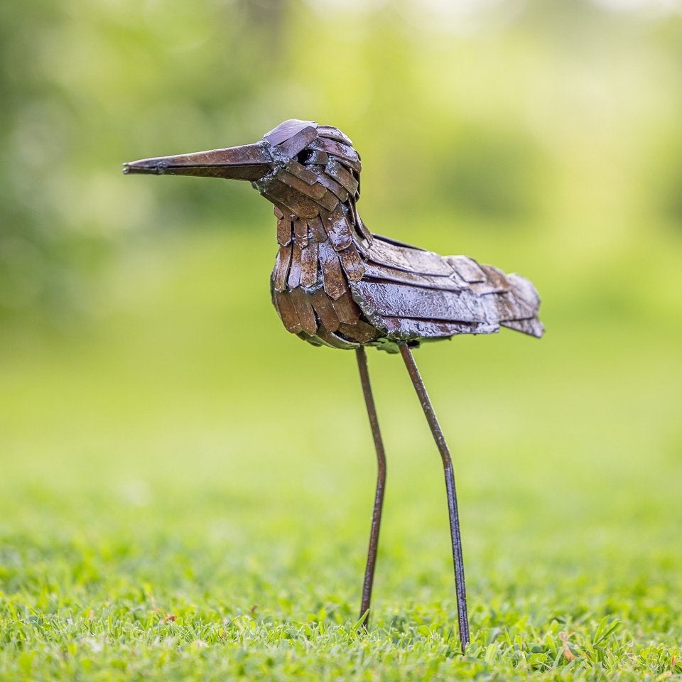 metalen tuinbeelden - Mooievogels- Steltloper, Tuin en Terras, Ophalen of Verzenden, Nieuw, Metaal, Dierenbeeld