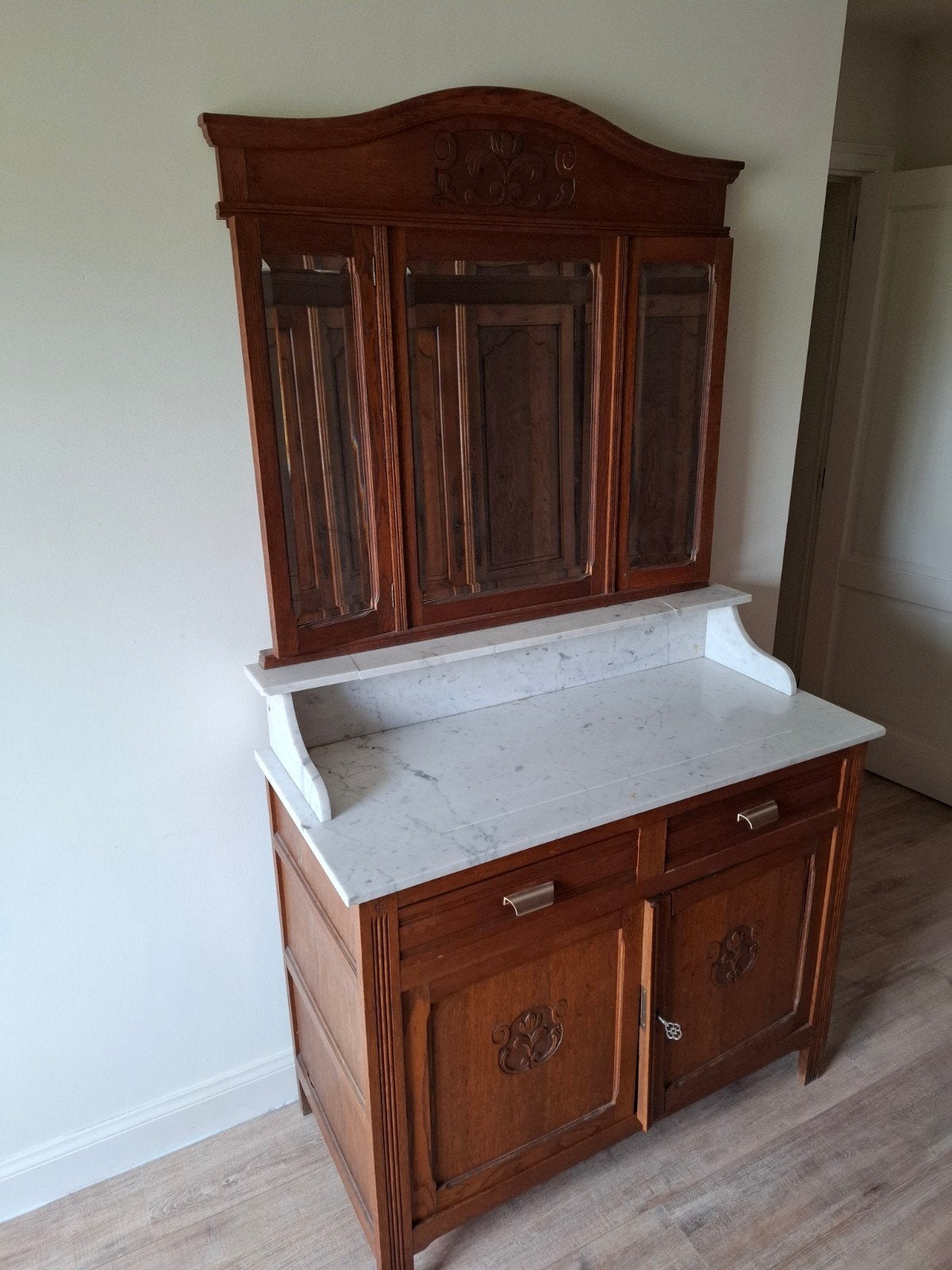 mobilier de boudoir ancien avec plateau en marbre, Antiquités & Art, Enlèvement