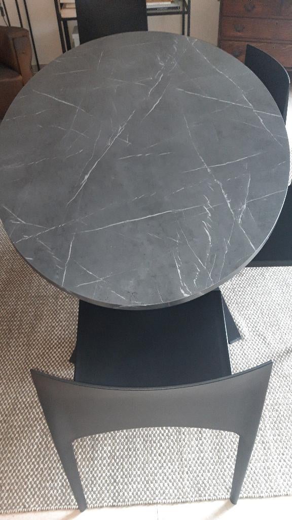 Eettafel voor 6 (tot 8) personen, Huis en Inrichting, Tafels | Eettafels, Ophalen, 50 tot 100 cm, Zo goed als nieuw, Vijf personen of meer