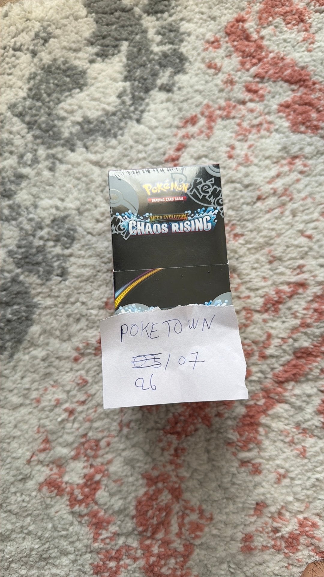 Chaos rising halve boosterbox pokemon, Ophalen of Verzenden, Zo goed als nieuw, Boosterbox