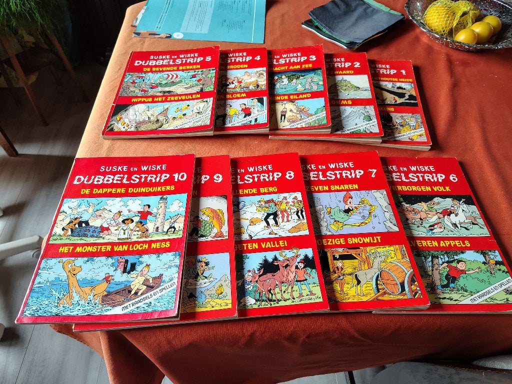 Assortiment Suske en Wiske, Meerdere comics, Ophalen, Gelezen