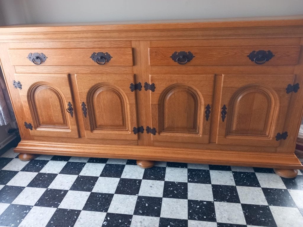 Buffet, Huis en Inrichting, Kasten | Buffetkasten, Ophalen, Gebruikt, Met lade(s), 100 tot 150 cm