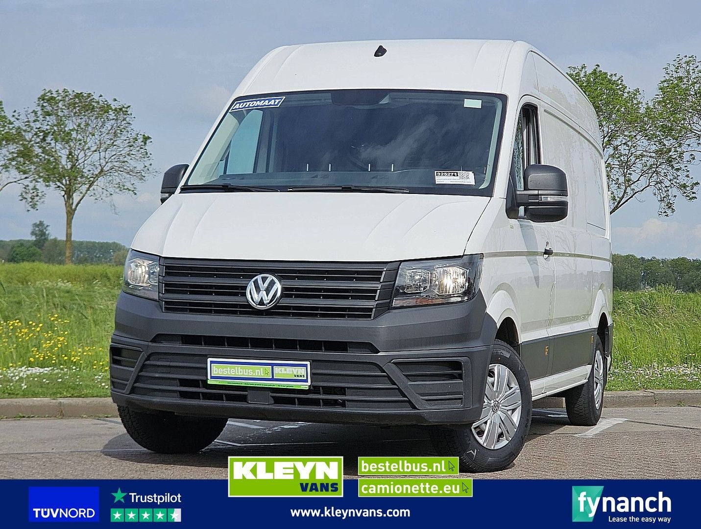 Volkswagen CRAFTER 35 2.0 L3H3 140Pk Automaat!, Auto's, Bestelwagens en Lichte vracht, Automaat, Parkeercamera, Wit, Bedrijf