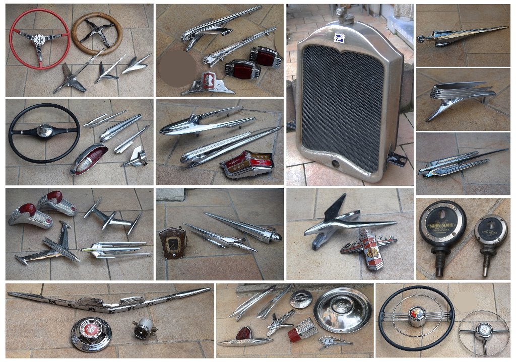 stock lot 46 Amerikaanse auto onderdelen oldtimer, Ophalen