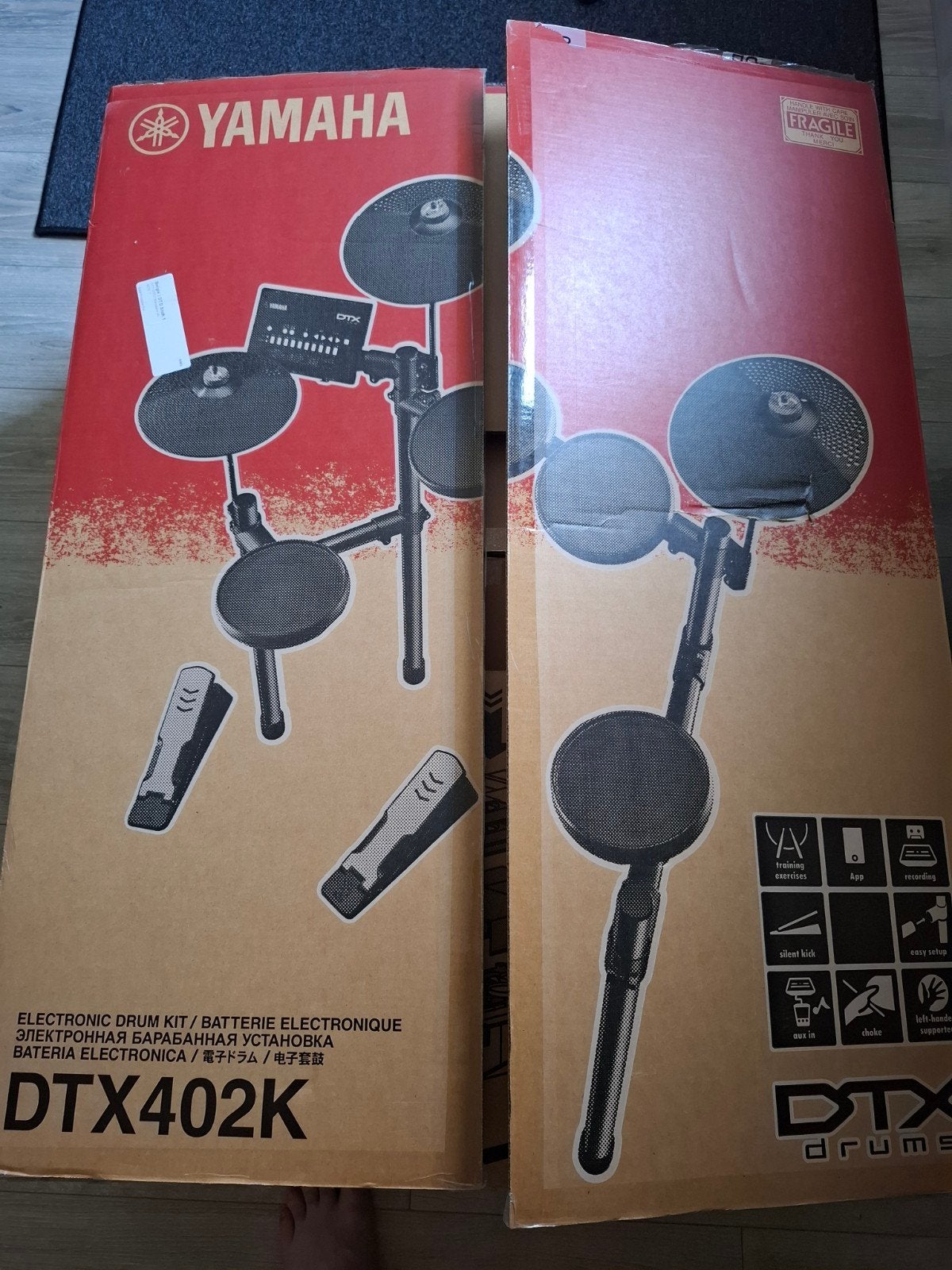 Yamaha DTX402K, Muziek en Instrumenten, Ophalen, Zo goed als nieuw, Yamaha, Elektronisch