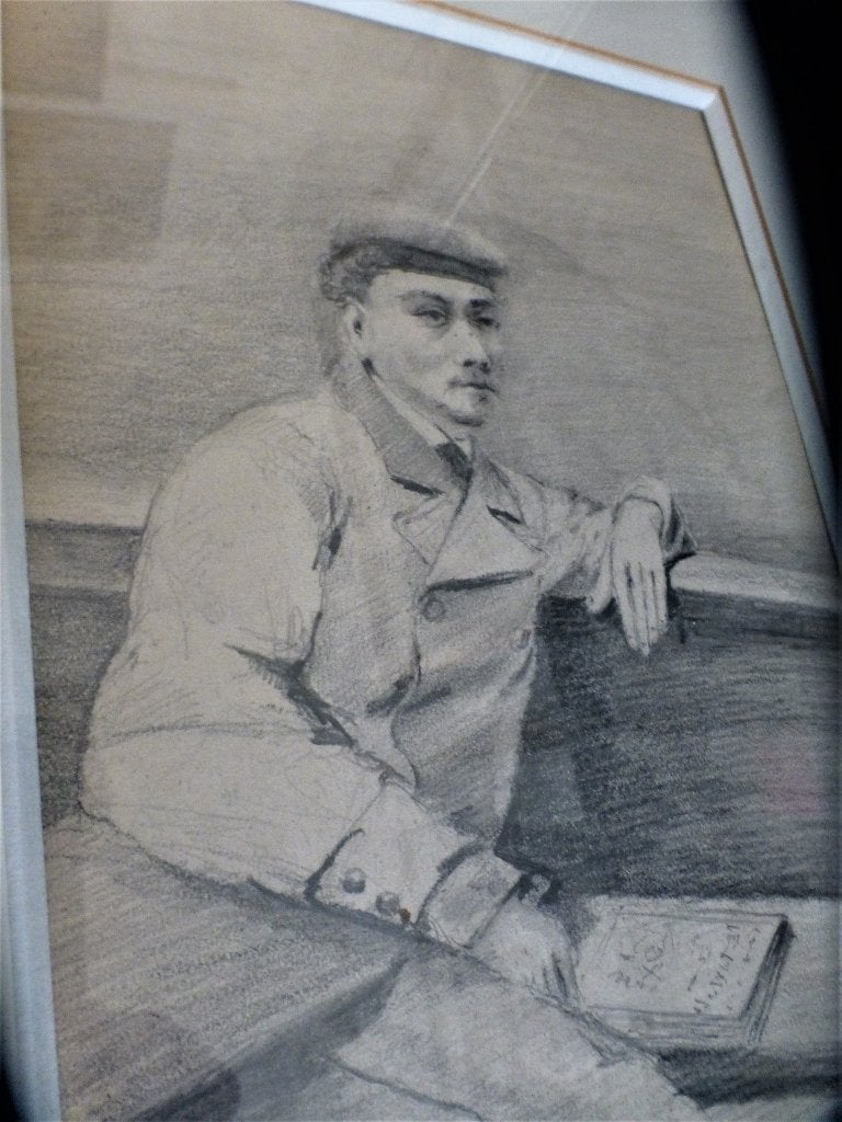 Willaert Robert (1878–1949) - originele potlood, Antiek en Kunst, Ophalen of Verzenden, Tekening, Potloodtekening, Met ophangsysteem
