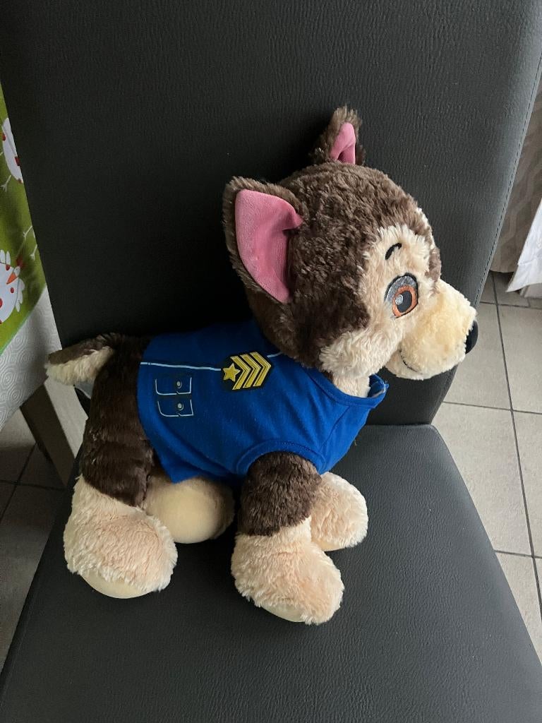 Build a bear knuffel Paw Patrol ( Chase ), Paw Patrol, Ophalen of Verzenden, Zo goed als nieuw, Build a Bear