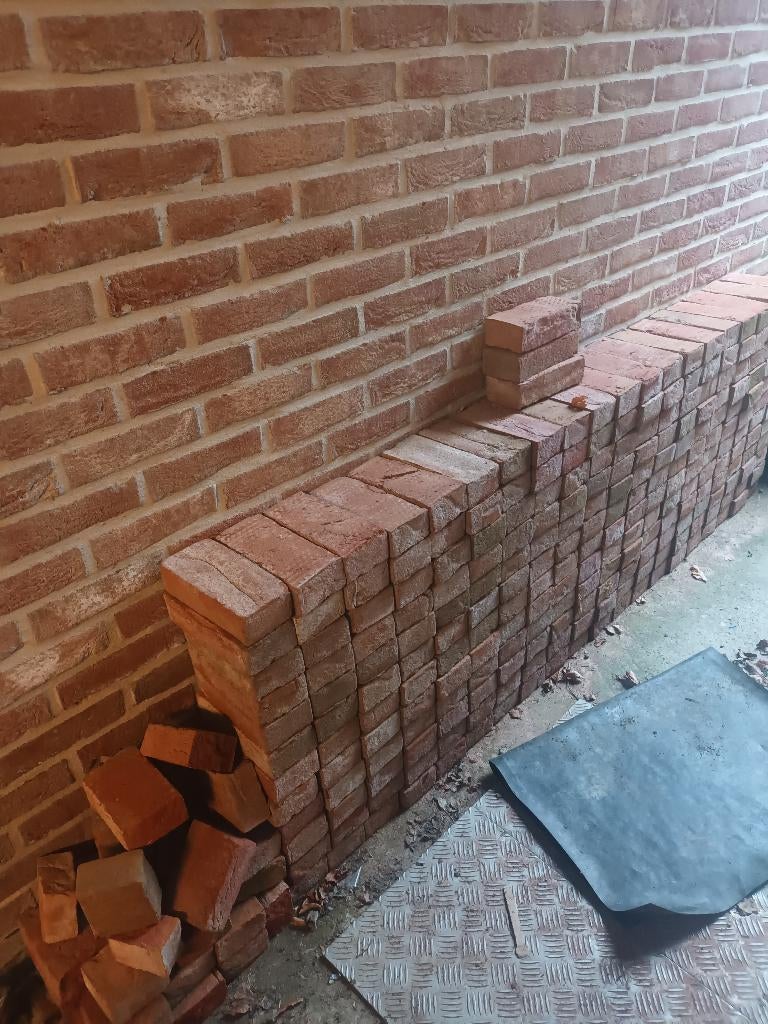 Gevelsteen oude rieme M50, Doe-het-zelf en Bouw, Ophalen, Nieuw, Bakstenen