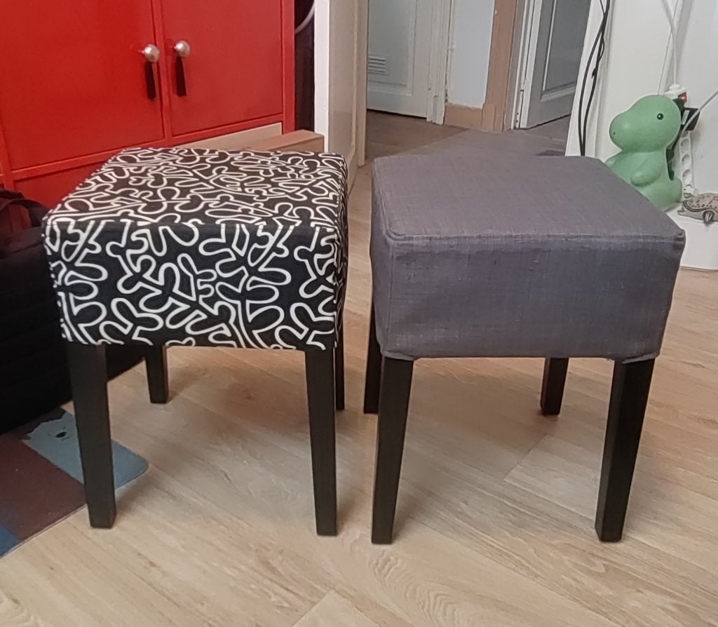 2 tabourets Ikea vintage Nils, Enlèvement, Utilisé, Bois