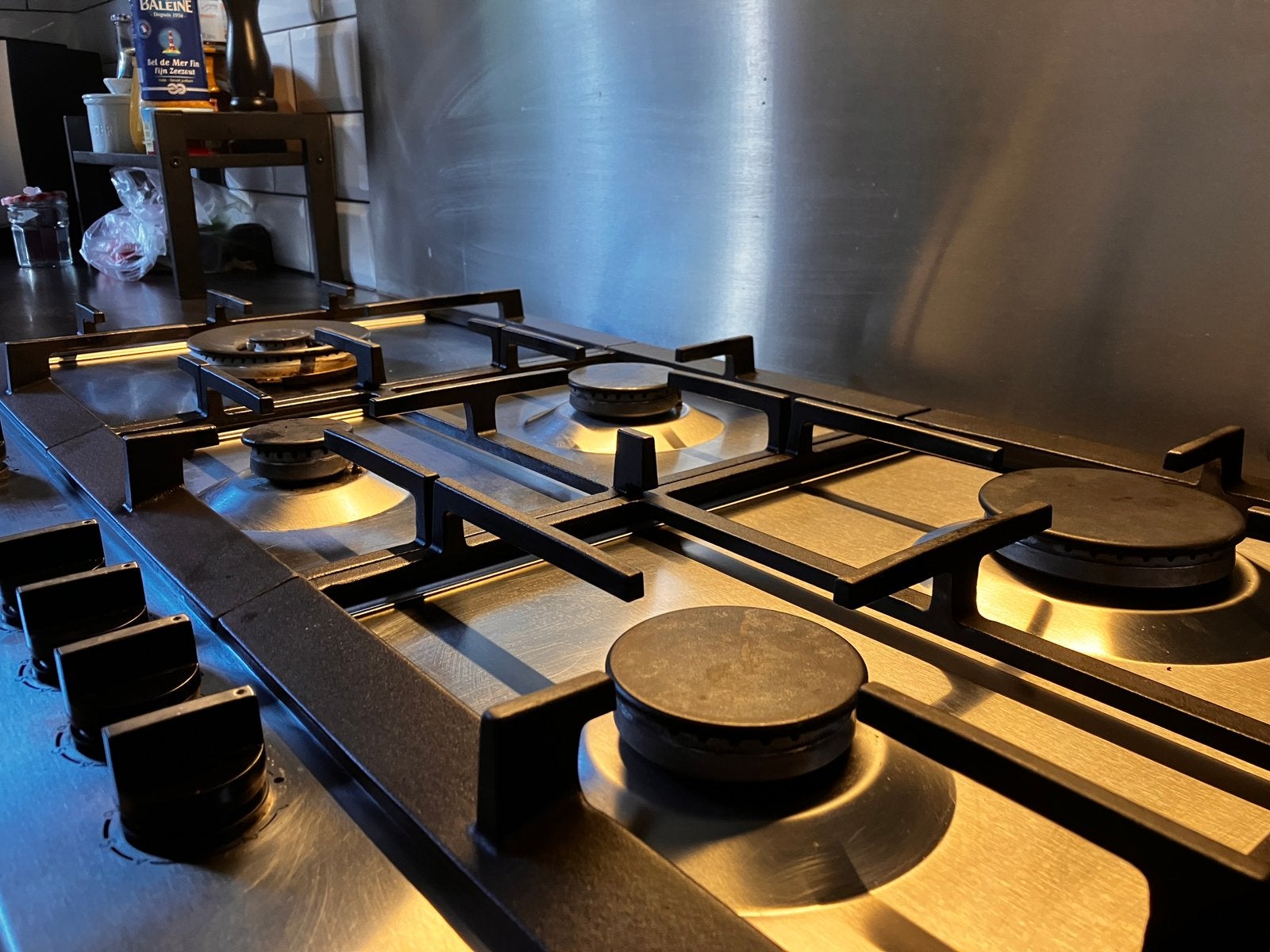 Cuisinière à gaz encastrée avec brûleur Wok, Electroménager, Enlèvement, Utilisé