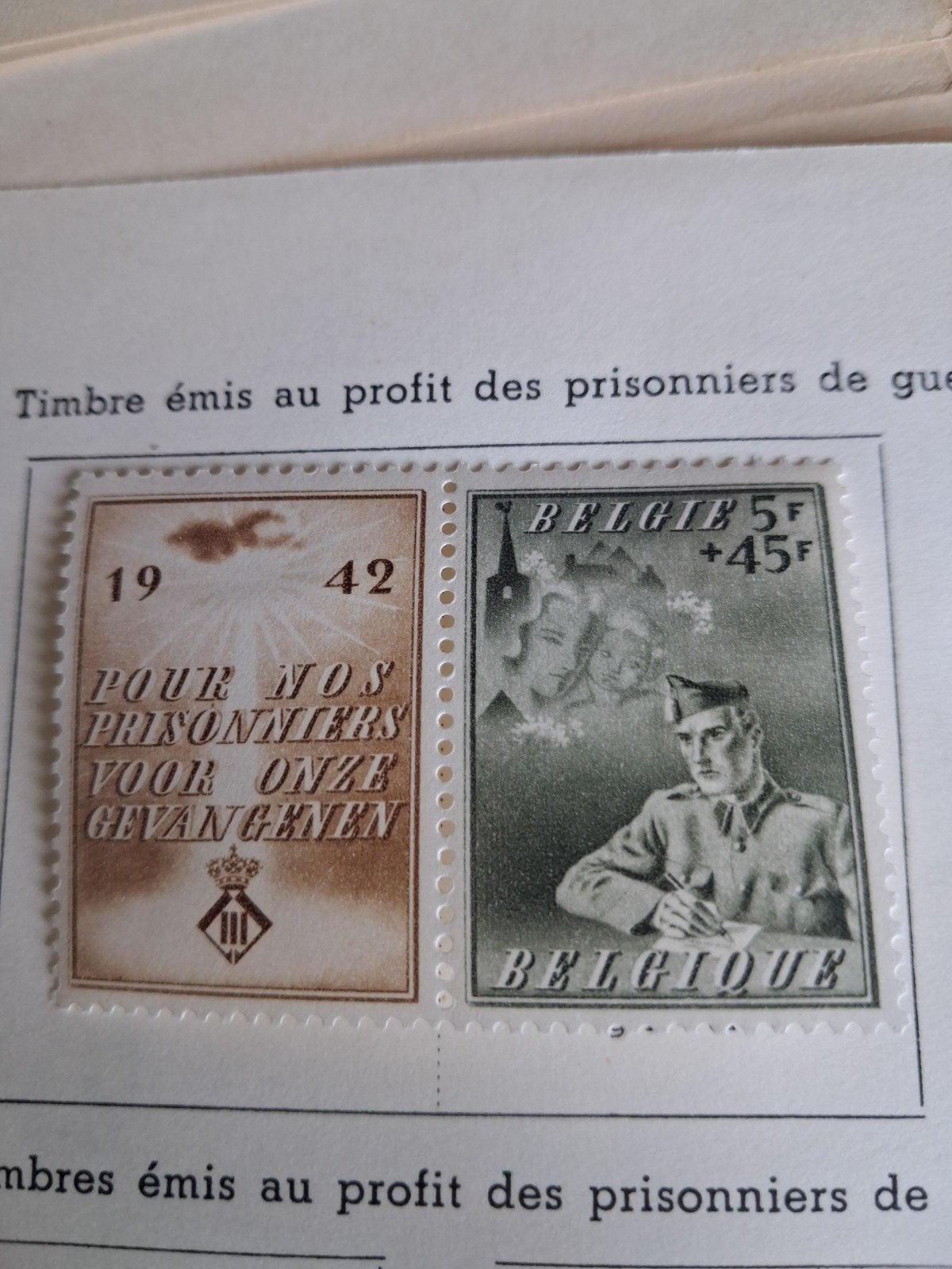 1942 timbre belge COB 602, Enlèvement ou Envoi