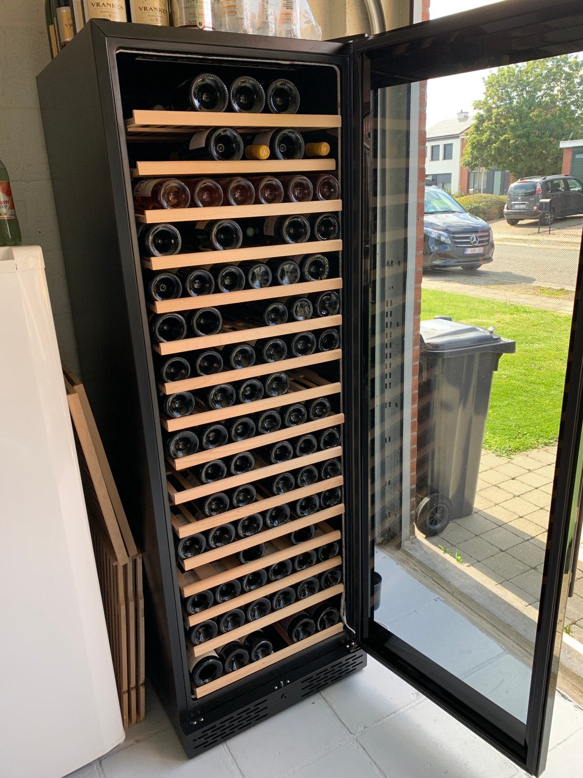 Wijnklimaatkast voor 171 flessen, Ophalen, Zo goed als nieuw
