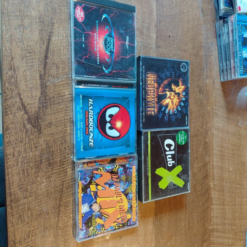 Lot hardcore cd, CD & DVD, CD | Dance & House, Enlèvement ou Envoi, Utilisé, Hardcore