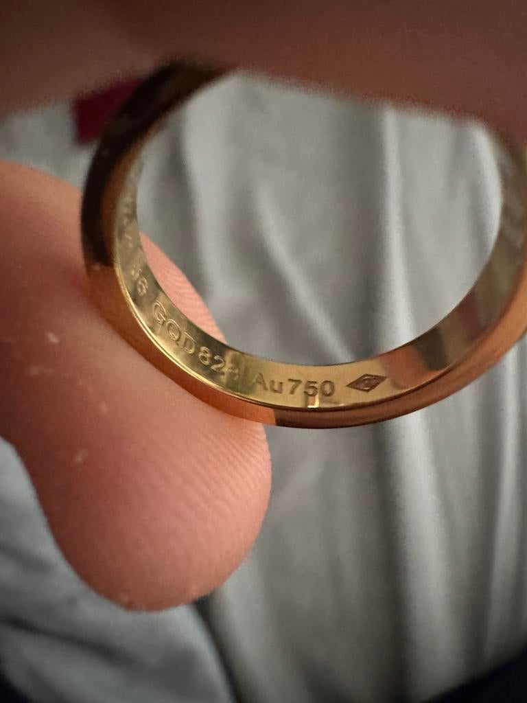 Cartier ring 18 karaats goud, Nieuw, Ophalen of Verzenden, Dame of Heer, Goud