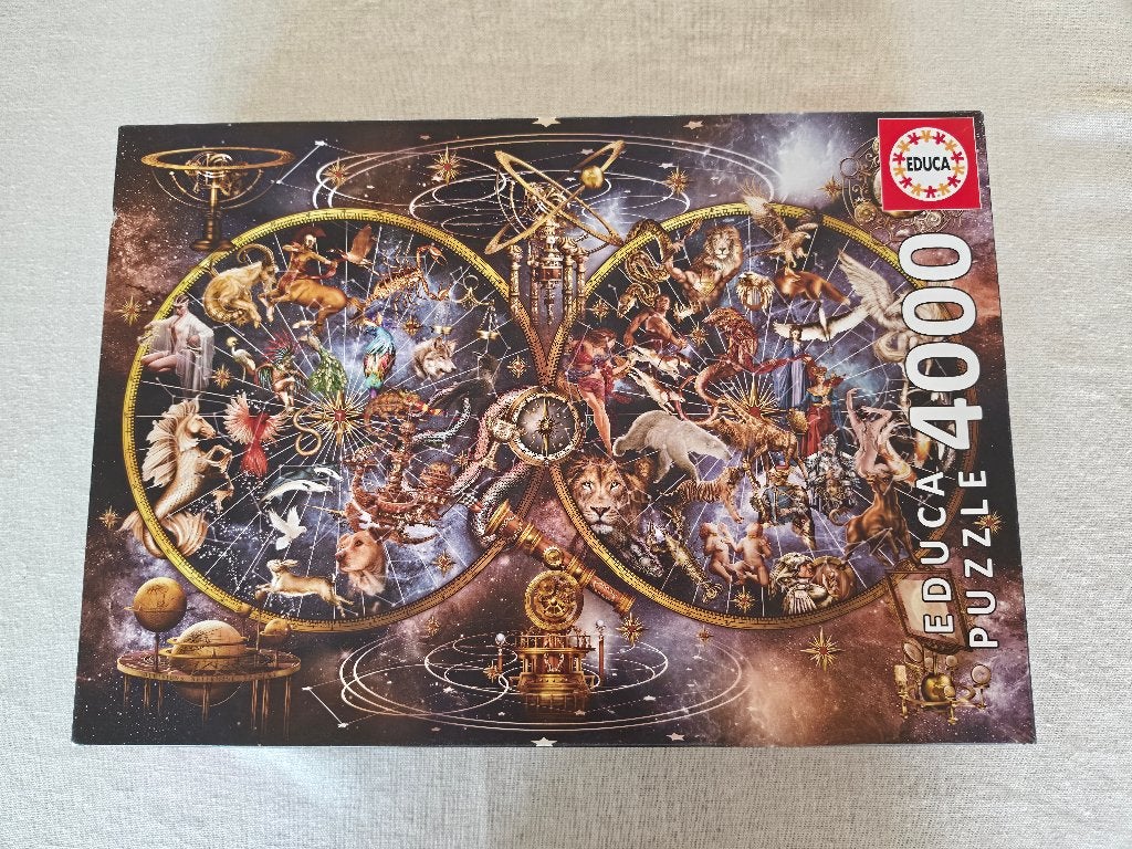 Puzzel Educa 4000 stukjes, Hobby en Vrije tijd, Ophalen, Meer dan 1500 stukjes, Gebruikt, Legpuzzel
