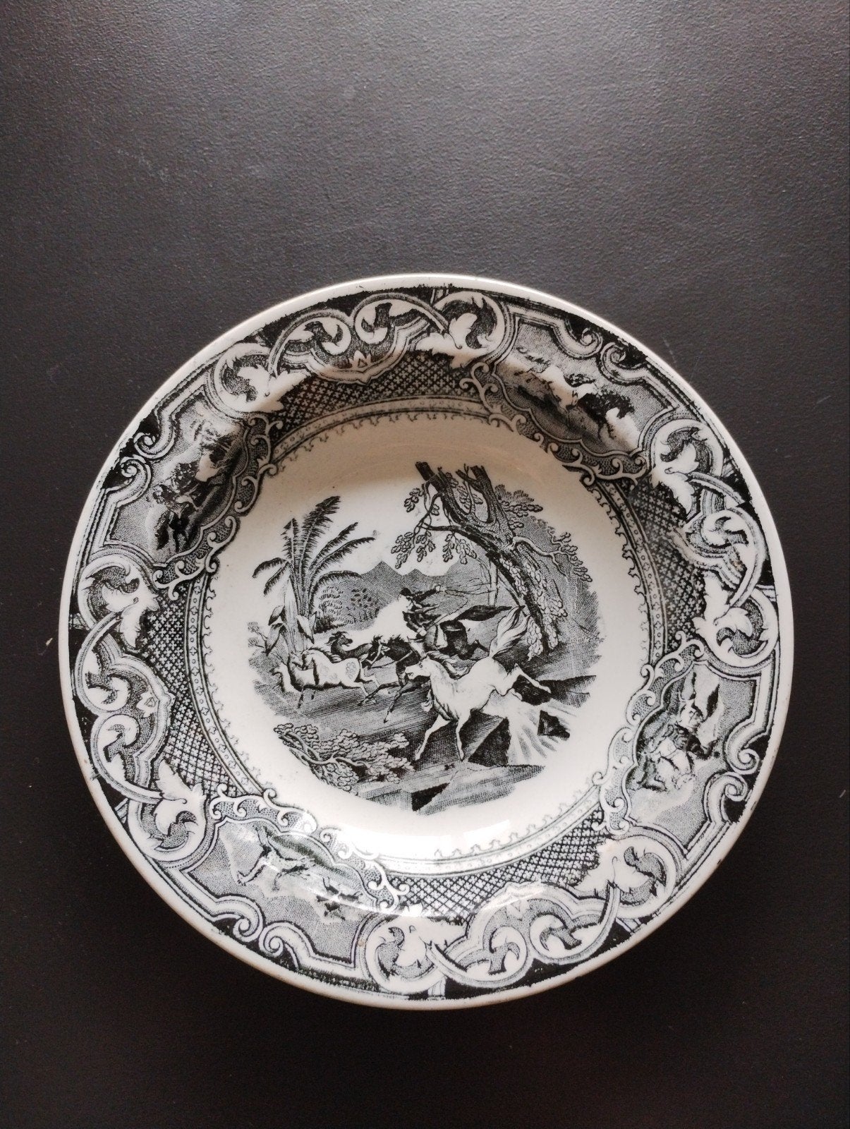 porselein bord, Antiek en Kunst, Ophalen