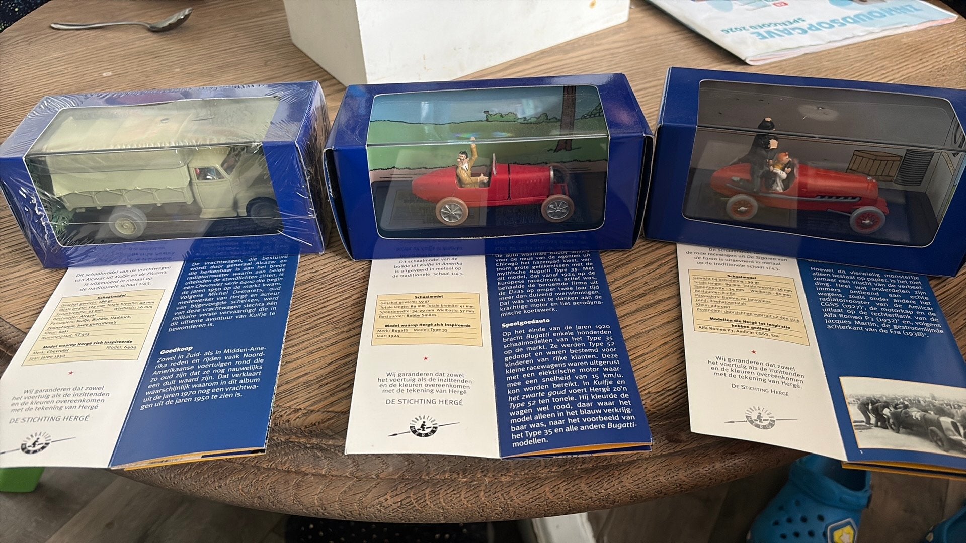 Kuifje autos, Ophalen, Kuifje, Zo goed als nieuw