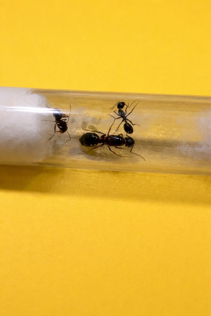 Camponotus Sylvaticus koningin met 1-5 werksters, Mieren