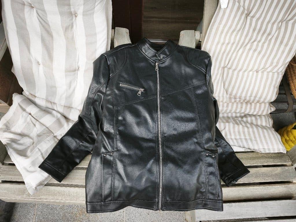Veste simili cuir noir neuve, Vêtements | Hommes, Enlèvement, Neuf, Taille 52/54 (L), Noir