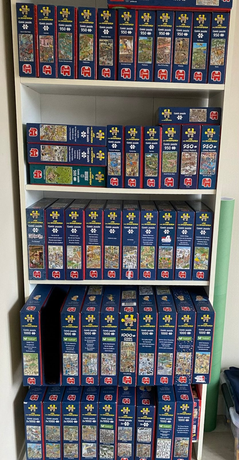 Jan van haasteren puzzels, Ophalen, 500 t/m 1500 stukjes, Zo goed als nieuw, Legpuzzel
