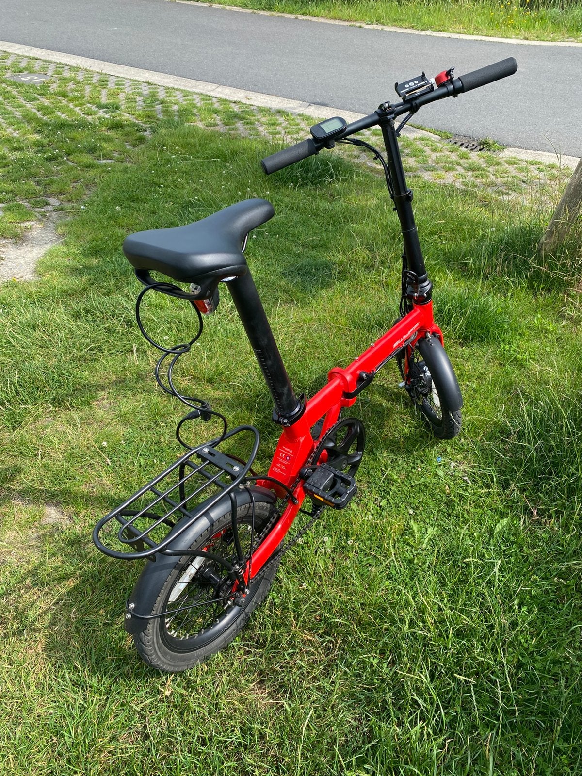 Plooifiets elektrisch, Fietsen en Brommers, Ophalen, Gebruikt, Overige merken
